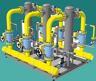 Блоки фильтров очистки газа и нефти